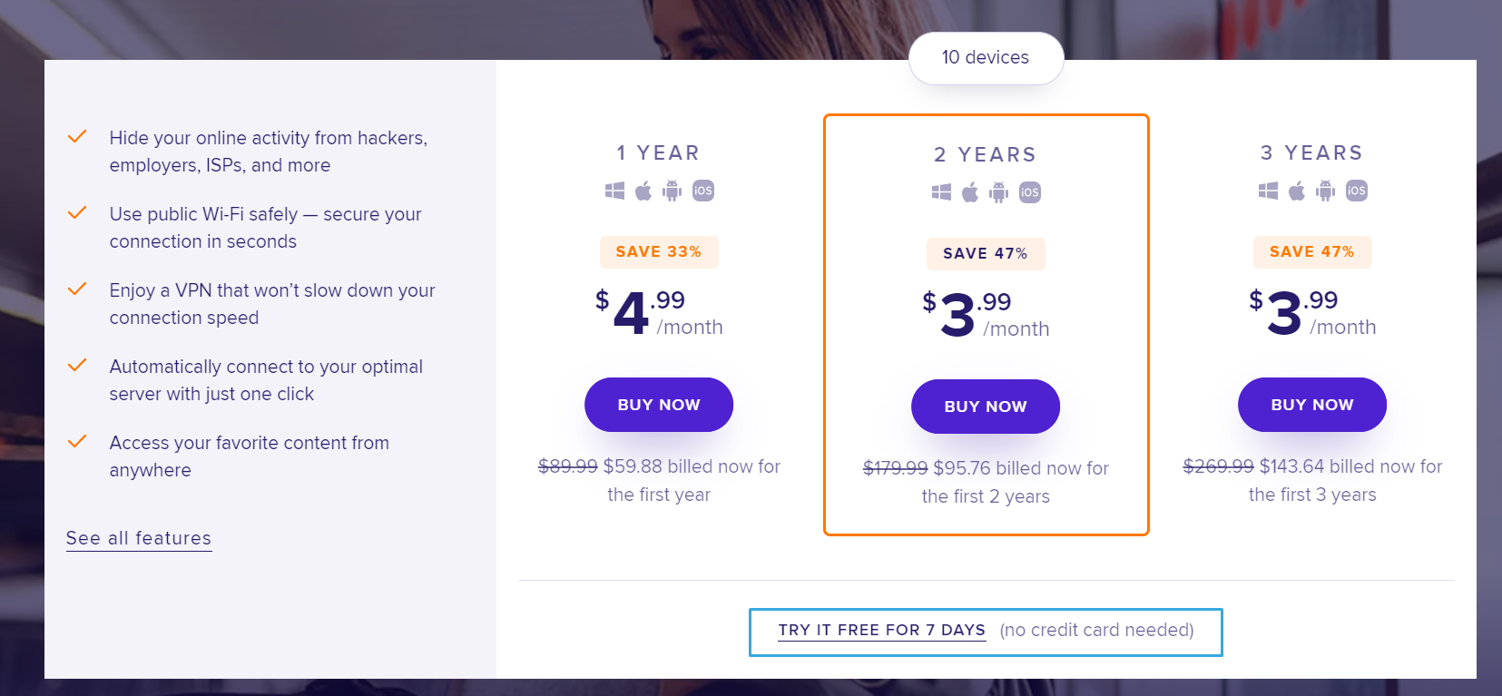 Avast SecureLine free trial