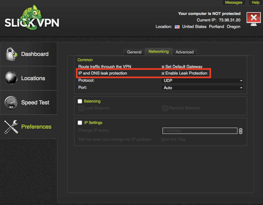 slickvpn kill switch settings